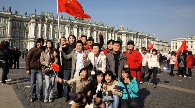 来自中国的游客数量在俄罗斯增长了50％。