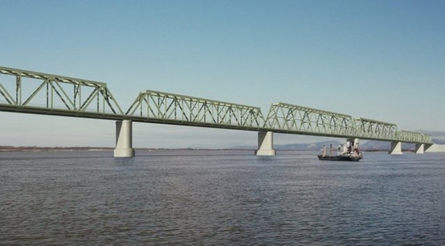 俄鉴定总局批准在阿穆尔河上架设通往中国大桥的方案