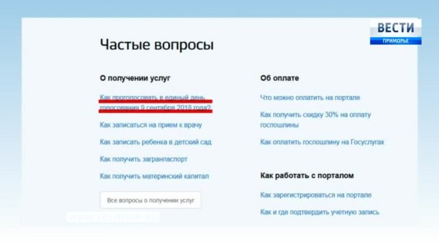 每个滨海边疆区居民都可以在www.gosuslugi.ru网站参加选举
