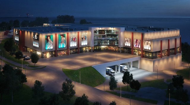 在符拉迪沃斯托克开业俄罗斯远东地区最大的购物娱乐中心